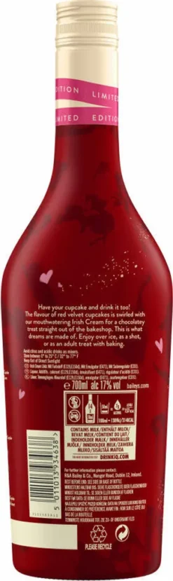 Baileys Red Velvet Cupcake Likör 0,7 L -Haribo || Tassimo || Senseo Verkaufsgeschäft 8b3d28f9359fc462cfb8b9388fd8c2d8