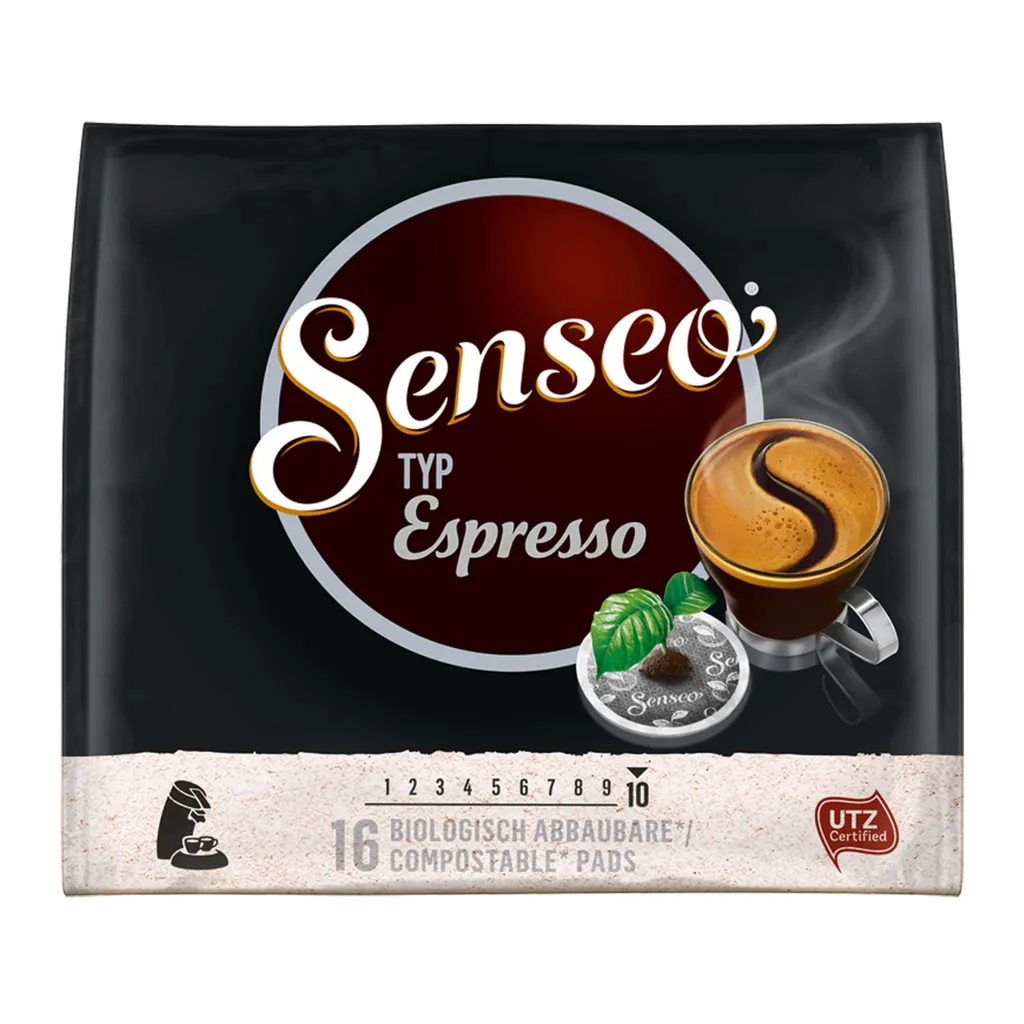Senseo Espresso, Aromatisch Vollmundiger Röstkaffee, 16 Pads 3 Senseo Espresso, Aromatisch Vollmundiger Röstkaffee, 16 Pads