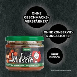 Iss Doch Wurscht Currywurst Snack Vegetarisch 6er Set 6x 250g Wurst Ist Veggi -Haribo || Tassimo || Senseo Verkaufsgeschäft 8c1281df3e146376c68ff2aab7373016