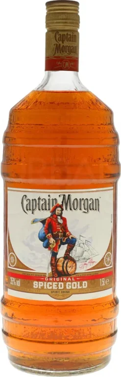 Captain Morgan Original Spiced Gold Barrel Bottle | 35 % Vol | 1,5 L -Haribo || Tassimo || Senseo Verkaufsgeschäft 8cb84901a93844995f8895a8be03f492
