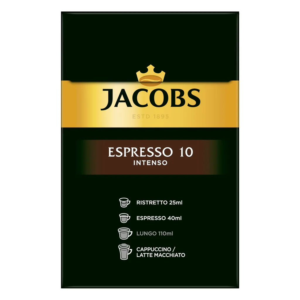 JACOBS Kapseln Espresso Intenso 5 X 40 Nespresso®* Kompatible Kaffeekapseln 8 JACOBS Kapseln Espresso Intenso 5 X 40 Nespresso®* Kompatible Kaffeekapseln – Bild 6