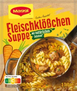Maggi Guten Appetit Fleischklößchen Suppe Mit Natürlichen Zutaten 60g