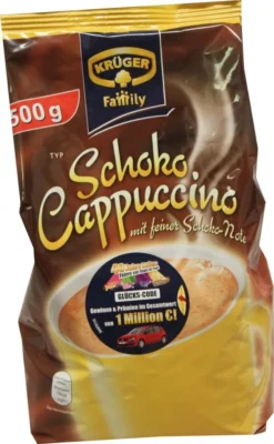 Krüger Family Cappuccino Schoko | 500-g-Beutel -Haribo || Tassimo || Senseo Verkaufsgeschäft 9060e912f1bcac61588f6c2b9673b92b