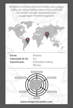 Mocambo Brasilia | Ganze Bohne | 1000g -Haribo || Tassimo || Senseo Verkaufsgeschäft 9275ee5592199b999bcff3b277739606