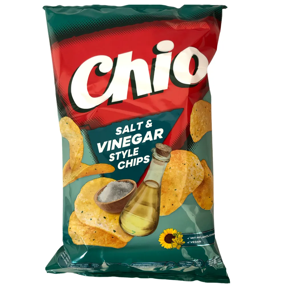 Chio Chips Salt And Vinegar Salz Und Essig Vegetarisch Tüte 150g 5 Chio Chips Salt And Vinegar Salz Und Essig Vegetarisch Tüte 150g – Bild 3
