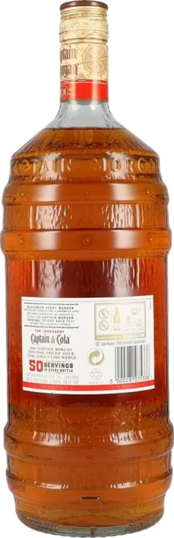 Captain Morgan Original Spiced Gold Barrel Bottle | 35 % Vol | 1,5 L -Haribo || Tassimo || Senseo Verkaufsgeschäft 96d77d914af2333a42edd9e7601c8caf