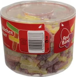 Red Band Fruchtgummi Stäbchen Super Sauer 500 Stück, 1000g -Haribo || Tassimo || Senseo Verkaufsgeschäft 976fec7b90f8217fd4feecaeba919e98