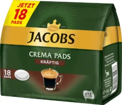 JACOBS Pads Crema Kräftig 5 X 18 Getränke - 90 Kaffeepads Senseo Kompatibel 12 JACOBS Pads Crema Kräftig 5 X 18 Getränke - 90 Kaffeepads Senseo Kompatibel -Haribo || Tassimo || Senseo Verkaufsgeschäft 97a3367b3cd4ea54db52272b39582e03