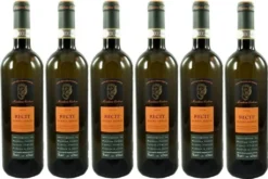 6 X Roero Arneis DOC Recit 2021 Von Monchiero Carbone (6x0,75l), Trockener Weisswein Aus Dem Piemont