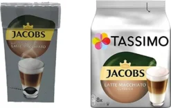 Tassimo Jacobs Latte Macchiato Classico 8er Pack, 264 G Packung