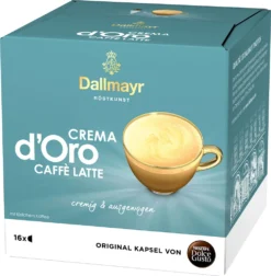 Nestlé® Nescafé Dolce Gusto Dallmayr Crema DOro Caffé Latte, Kaffeekapsel, Kaffee, 16 Kapseln -Haribo || Tassimo || Senseo Verkaufsgeschäft 995ead691c25f50f1da2034fd8a12413