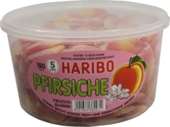 Haribo Pfirsiche Gezuckete Fruchtgummi Mit Pfirsichgeschmack 1350g -Haribo || Tassimo || Senseo Verkaufsgeschäft 996520554c2b163db7dec509f981c629
