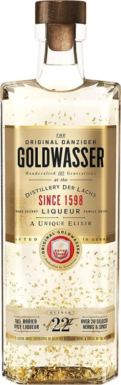 Danziger Goldwasser 40 Prozent Vol Likör Mit 22 Karätigem Gold 700ml