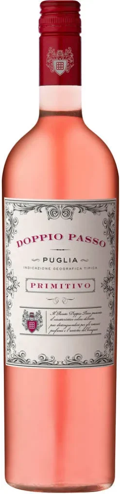 Doppio Passo Rosato Puglia IGT Trocken | 12 % Vol | 0,75 L -Haribo || Tassimo || Senseo Verkaufsgeschäft 9ad37ca684e6b045cdfd6a297ef80976