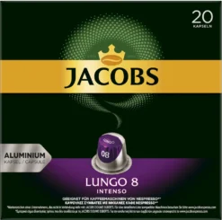 JACOBS Kapseln Nespresso®* Kompatibel 5x20 Lungo 8 Intenso+ 5x20 Decaffeinato 6 8 JACOBS Kapseln Nespresso®* Kompatibel 5x20 Lungo 8 Intenso+ 5x20 Decaffeinato 6 -Haribo || Tassimo || Senseo Verkaufsgeschäft 9beeefd18f774b59217c9dfc3364fd93 1