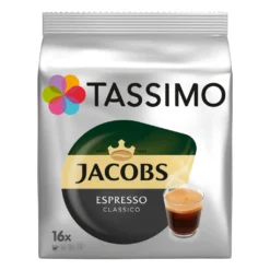 TASSIMO Jacobs Espresso Classico 5er Pack T Discs Kaffee Kapseln 5 X 16 Getränke -Haribo || Tassimo || Senseo Verkaufsgeschäft 9c23e5ce424cefe441ada95d07d551c1