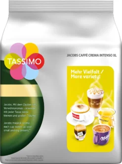 TASSIMO Jacobs Caffè Crema Intenso XL 5er Pack T Discs Kapseln 5 X 16 Getränke -Haribo || Tassimo || Senseo Verkaufsgeschäft 9cb7d2466f14772be99e16aca841b9bc