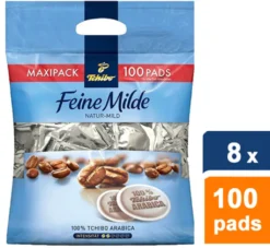 Tchibo Feine Milde Kaffee-Pads, 800 Stück (8 X 100 Pads) -Haribo || Tassimo || Senseo Verkaufsgeschäft 9d123a707f9578b29c5db0f6f13b3655