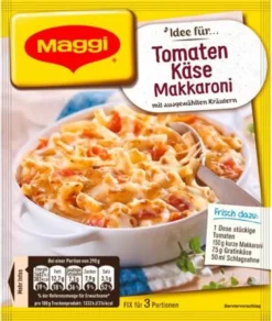 Maggi Fix & Frisch Tomaten-Käse Makkaroni, Beutel, Ergibt 3 Port. (39 G) 7 Maggi Fix & Frisch Tomaten-Käse Makkaroni, Beutel, Ergibt 3 Port. (39 G) -Haribo || Tassimo || Senseo Verkaufsgeschäft 9e244ef749a0504d39f651dca6ac53d0