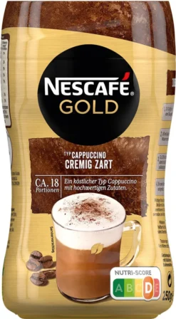 Nescafé® Nescafé Gold Typ Cappuccino Cremig Zart | 250g -Haribo || Tassimo || Senseo Verkaufsgeschäft 9e3c942f7974c020013b39b3f329c6b5