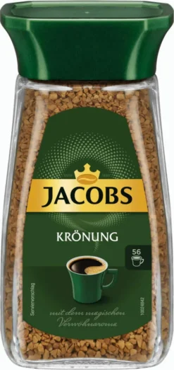 JACOBS Krönung 6 X 100g Löslicher Kaffee Instantkaffee 6 Gläser Löskaffee -Haribo || Tassimo || Senseo Verkaufsgeschäft 9f3814c970b0e949c72311ebb0986f23