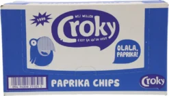 Croky Chips Paprika, Vegetarisch-vegan-glutenfrei-laktosefrei 12 Beutel X 100 Gramm