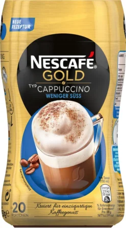Nescafé® Nescafé Gold Typ Cappuccino Weniger Süß | 250g Dose 28 Nescafé® Nescafé Gold Typ Cappuccino Weniger Süß | 250g Dose -Haribo || Tassimo || Senseo Verkaufsgeschäft a033d965c599f017d9554ad79c50d7de