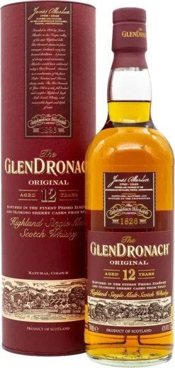 The GlenDronach 12 Jahre Original Highland Single Malt Scotch Whisky In Geschenkpackung | 43 % Vol | 0,7 L -Haribo || Tassimo || Senseo Verkaufsgeschäft a07405cc98af2c251212a1808e61d54f