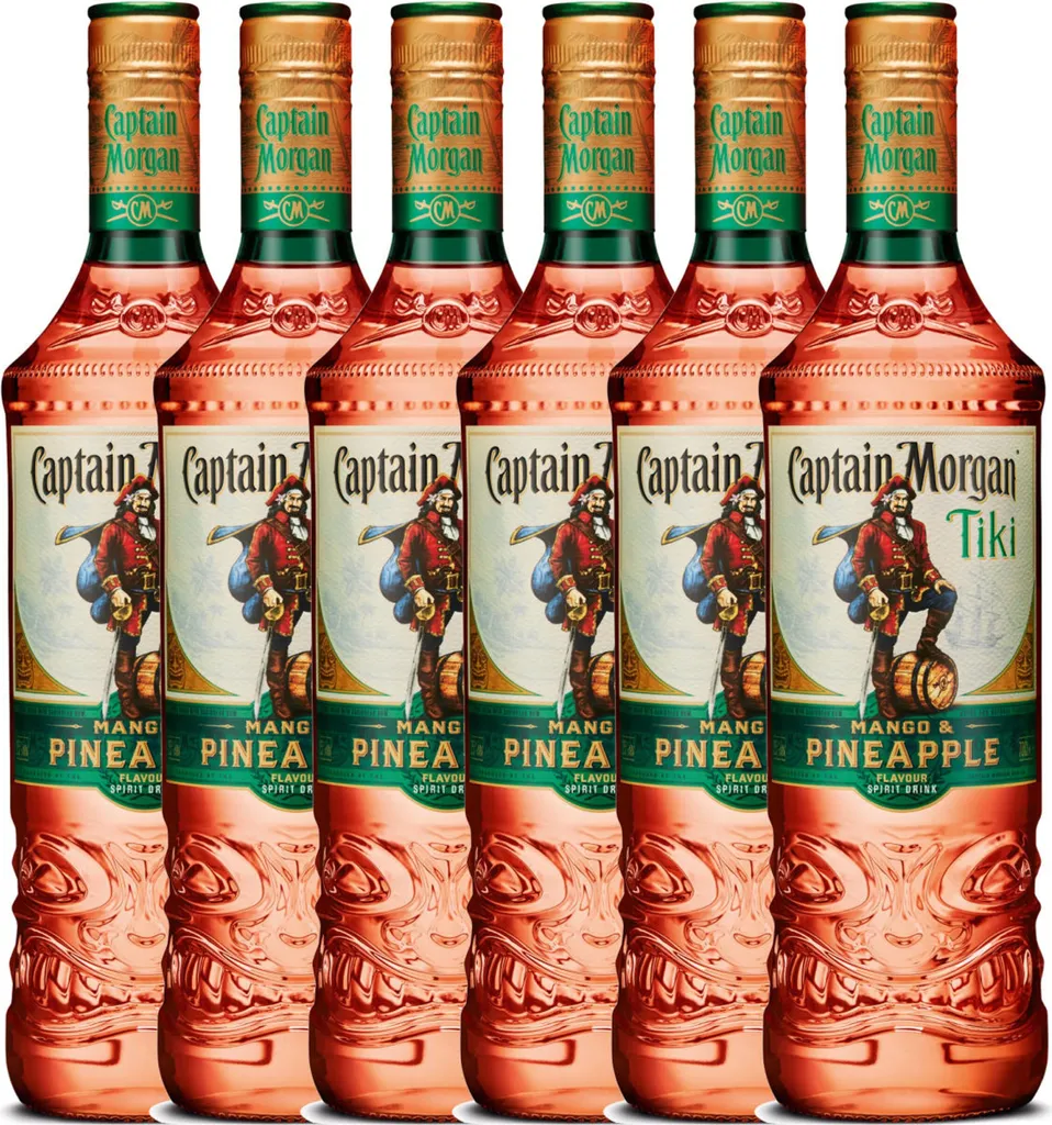 Captain Morgan Tiki Mango & Pineapple Spirit Drink | 25 % Vol | 0,7 L 10 Captain Morgan Tiki Mango & Pineapple Spirit Drink | 25 % Vol | 0,7 L – Bild 8