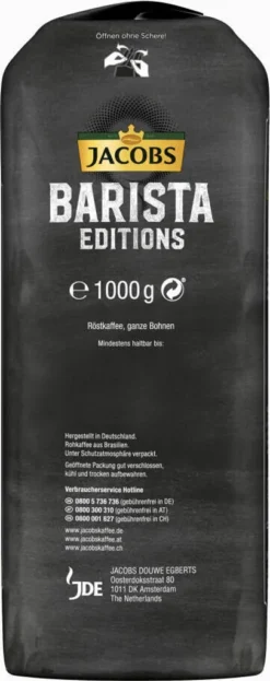 JACOBS Kaffeebohnen Barista Editions Crema Do Brasil 4 X 1 Kg Geröstete Bohnen -Haribo || Tassimo || Senseo Verkaufsgeschäft a0babf94a0917c77ea09cc8e1e8b9123