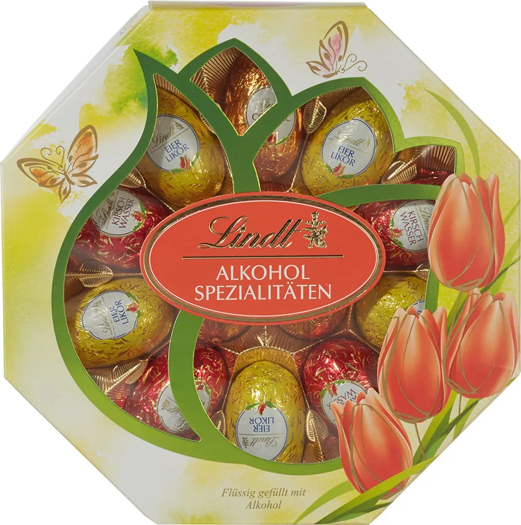 Lindt Alkohol Spezialitäten Eier Zartbitter Schokolade Ostereier 144g 4 Lindt Alkohol Spezialitäten Eier Zartbitter Schokolade Ostereier 144g – Bild 2