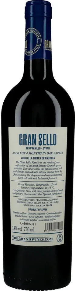 Gran Sello Tempranillo - Syrah – 2019 -Haribo || Tassimo || Senseo Verkaufsgeschäft a11e73ffa09be8829bdf35ec350b108b