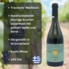 Santorini Nykteri P.D.O. Weißwein 3x 0,75l Santo Wines | Trockener Weißwein Aus Santorini | 3 Monate Fassreife | 14% Vol. | + 20ml Jassas Olivenöl -Haribo || Tassimo || Senseo Verkaufsgeschäft a457e4632394c050203362811a596867