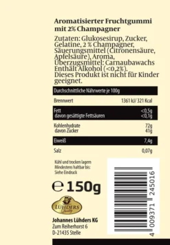 LÜHDERS - Deluxe Bärchen Mit 2% Champagner (3er Set) -Haribo || Tassimo || Senseo Verkaufsgeschäft a5c29a65473143c424cdd4cc14770731