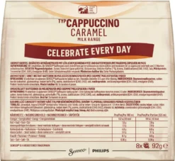 SENSEO Pads Typ Cappuccino + Typ Cappuccino Caramel Je 40 Getränke, 80 Portionen -Haribo || Tassimo || Senseo Verkaufsgeschäft a620af4444cd25bb47fbb5b1112f205e