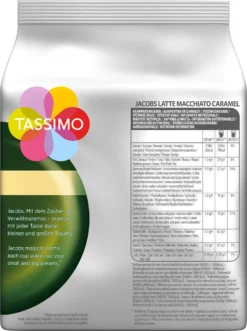 TASSIMO Jacobs Latte Macchiato Caramel 5er Pack T Discs Kapseln 5 X 8 Getränke -Haribo || Tassimo || Senseo Verkaufsgeschäft a66461e978ca2600cd8915781b674ff0