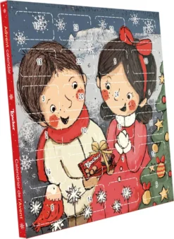 Loacker Adventskalender Aus Italien Mit 24 Waffel- Und Schokoladenspezialitäten. 13-fach Sortiert.