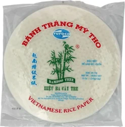 [ 340g ] BAMBOO TREE Reispapier, Rund Ø 28cm Für Frühlingsrollen / Aus Vietnam