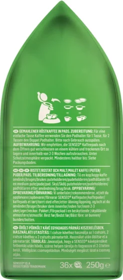 SENSEO Pads Mild UTZ 10 X 36 Kaffeepads Vorratspack - 360 Getränke -Haribo || Tassimo || Senseo Verkaufsgeschäft a7b0b9329d7769d040c6a1fb7e8fe014