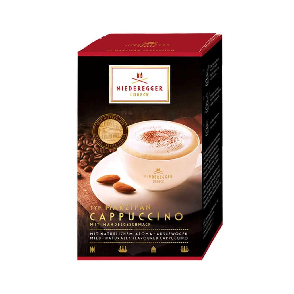 Niederegger Marzipan Geschmack Cappuccino 10 Portionsbeutel 220g 5 Niederegger Marzipan Geschmack Cappuccino 10 Portionsbeutel 220g – Bild 3