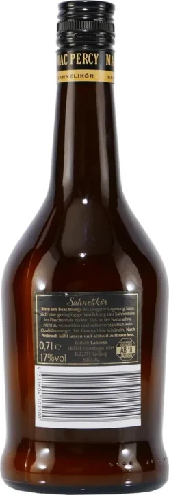 MAC PERCY Sahnelikör 17% 0,7l -Haribo || Tassimo || Senseo Verkaufsgeschäft abb082440896d7ed5cce67a9b8235a47