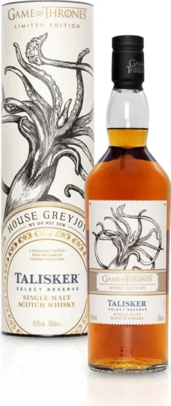 Talisker Select Reserve House Greyjoy Game Of Thrones GoT Limited Edition Single Malt Scotch Whisky | 45,8 % Vol | 0,7 L -Haribo || Tassimo || Senseo Verkaufsgeschäft ac022716d75692ff34b9cbf6da05e625