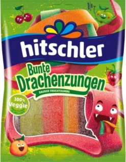 Hitschies Bunte Drachenzungen Saurer Fruchtgummi Veggie 125g, Menge:125g -Haribo || Tassimo || Senseo Verkaufsgeschäft ac310c7a3c9fded999f6ce498560c776