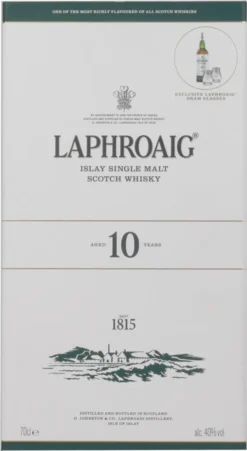 Laphroaig 10 Jahre Mit 2 Gläsern Single Malt Scotch Whisky 0,7l, Alc. 40 Vol.-% -Haribo || Tassimo || Senseo Verkaufsgeschäft b05ee3969e3e2378278ac99a8169dfaa