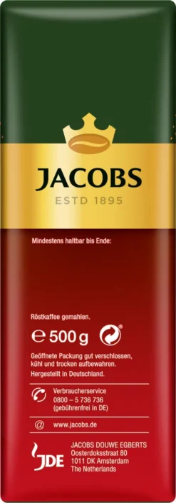Jacobs Filterkaffee Meister Röstung | Gemahlen | 500g -Haribo || Tassimo || Senseo Verkaufsgeschäft b1cf02c679eba592bbcc6f0c67d3ee2f