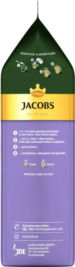 JACOBS Typ Cappuccino Choco So Leicht Mit Milka Geschmack 12 Beutel - 12 X 400g 13 JACOBS Typ Cappuccino Choco So Leicht Mit Milka Geschmack 12 Beutel - 12 X 400g -Haribo || Tassimo || Senseo Verkaufsgeschäft b25f1ecca0b636b1fbeaf4456d490100