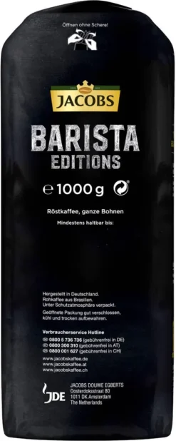 JACOBS Kaffeebohnen Barista Editions Crema Do Brasil 4 X 1 Kg Geröstete Bohnen -Haribo || Tassimo || Senseo Verkaufsgeschäft b6e9d793dc2153a7bf8c9f0e410d04c4