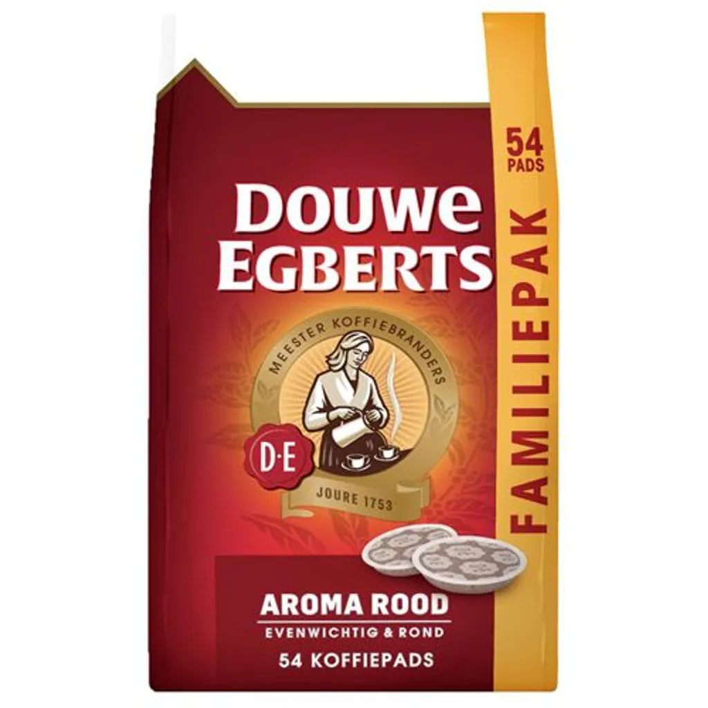 Douwe Egbert Aroma Rood - 54 Pads 3 Douwe Egbert Aroma Rood - 54 Pads