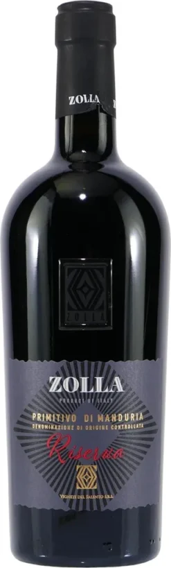 Vigneti Del Salento Zolla Primitivo Di Manduria Riserva DOC 2019 (0,75l) Trocken -Haribo || Tassimo || Senseo Verkaufsgeschäft b88f079fceceaf09d0280ba0b890e1f2