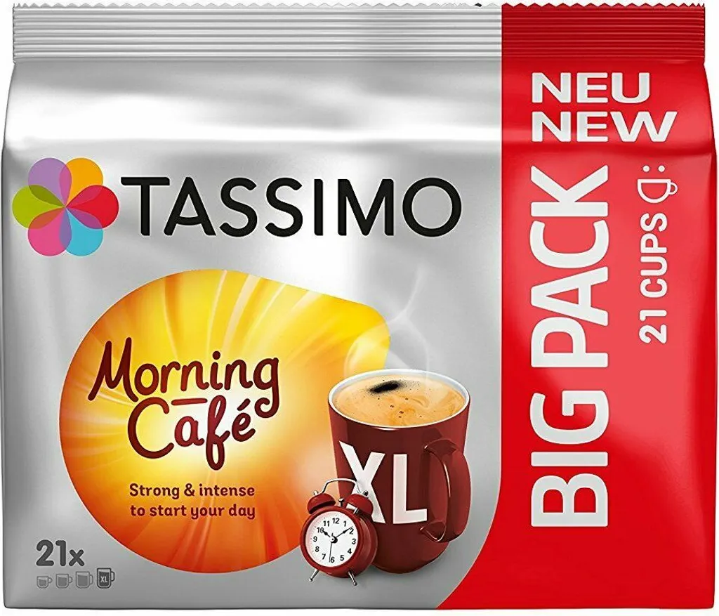 TASSIMO Morning Café XL Big Packs Mix-Paket 3 Sorten 6 Packungen 126 Getränke 6 TASSIMO Morning Café XL Big Packs Mix-Paket 3 Sorten 6 Packungen 126 Getränke – Bild 4